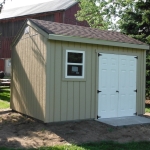 Completed shed 10x12 On slab Muskego